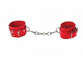Leather Cuffs Red Default Title