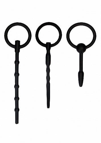 Urethral Sounding Plug Set Black Default Title
