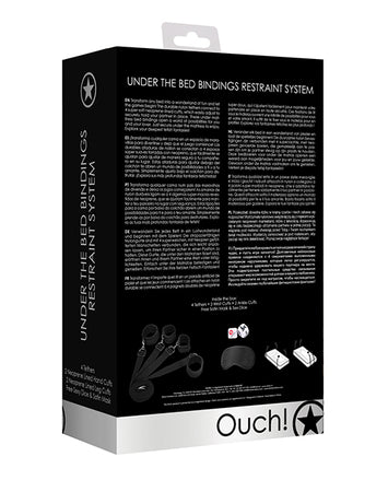 Under Bed Bindings Restraint Kit Black Default Title