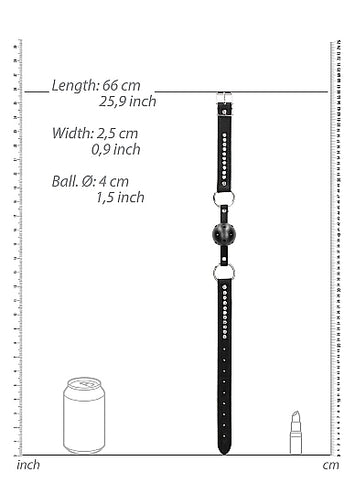 Diamond Studded Breathable Ball Gag Default Title