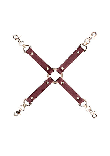 (wd) Ouch Halo Hogtie Connecto Burgundy Default Title