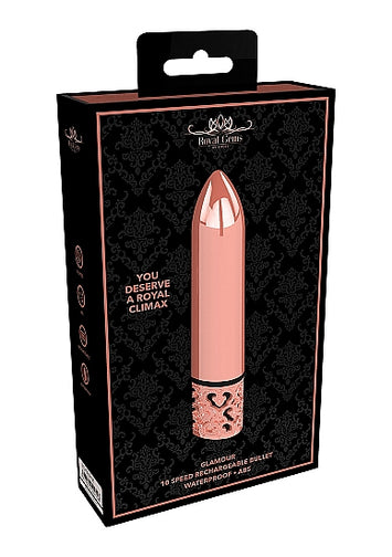 Royal Gems Glamour Abs Bullet Rechargeable Rose