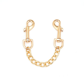 Microfiber Snake Print Wrist Restraints White W Leather Lining Default Title