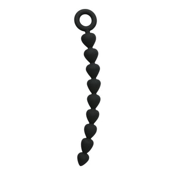 Sex & Mischief Black Silicone Anal Beads Default Title