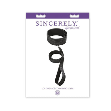 Sincerely Locking Lace Collar & Leash Default Title