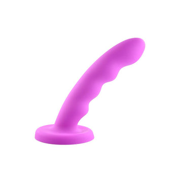 Nautia 8in Silicone Dildo Purple Default Title