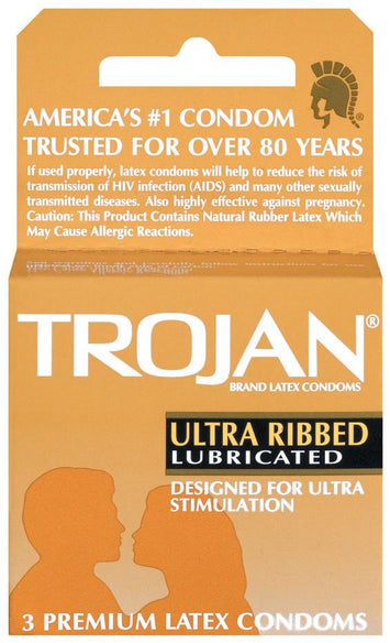 Trojan Ultra Ribbed 3pk Default Title