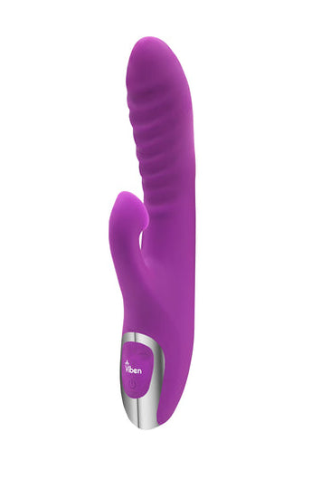 Viben Frenzy Rabbit Vibe W/ Clit Suction Berry Default Title