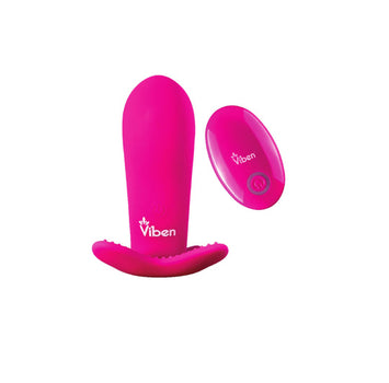 Viben Intrigue Panty Vibe W/ Pleasure Nubs Hot Pink Default Title