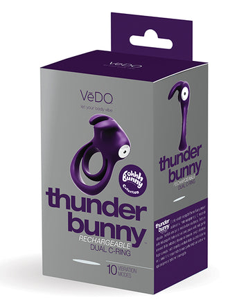 Vedo Thunder Bunny Dual Ring Rechargeable Purple