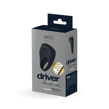 Vedo Driver Rechargeable Vibrating C-ring Purple