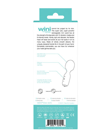 Vedo Wini Rechargeable Mini Wand Deep Purple