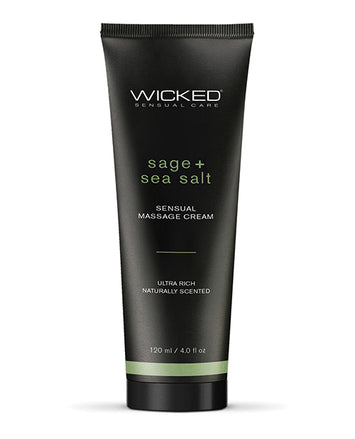 Wicked Massage Cream Sage + Sea Salt 4 Oz Default Title