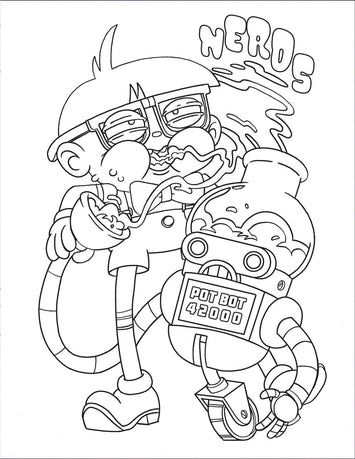 Who Smokes Weed? Coloring Book Default Title