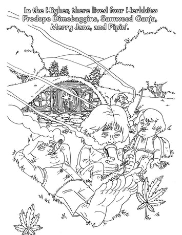 Lord Of Smoke Rings Coloring Book Default Title