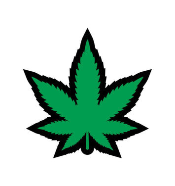 Green Marijuana Leaf Pin Default Title