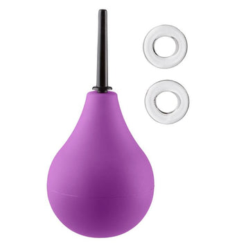 Cloud 9 Fresh + Deluxe Anal Soft Tip Enema Douche 7.6 Oz W/ Ez Squeeze Bulb & 2 C-rings Default Title