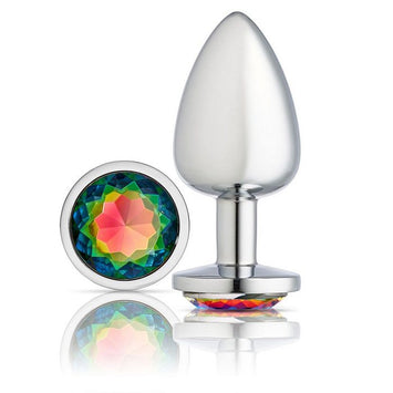 Cloud 9 Gems Anal Plug Large Silver Chromed