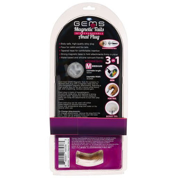 Cloud 9 Magnetic Tails Kit Medium Anal Gems Line Default Title