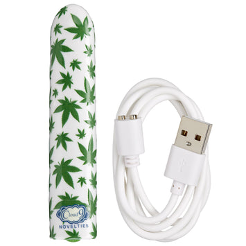 Slim Vibe White/cannabis Leaf Default Title