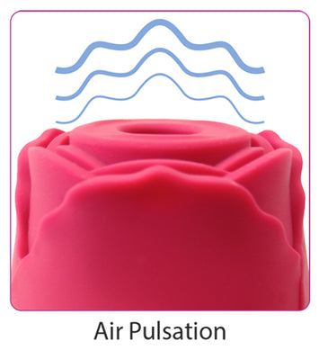 Cloud 9 Health & Wellness Rose Suction Stimulator Red Default Title