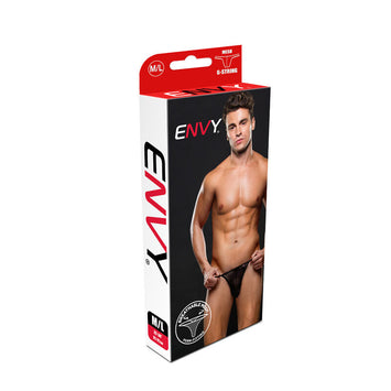 Envy Mesh G-string Black L xl