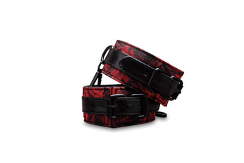Rosegasm Buckle Cuffs W/ Satin Blindfold Default Title