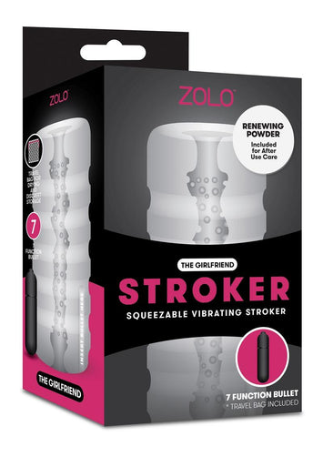 Zolo Girlfriend Squeezable Vibrating Stroker Default Title