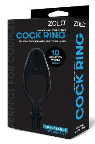 Zolo Vibrating Adjust Lasso Cock Ring Default Title