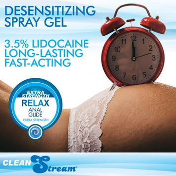 Cleanstream Relax Desensitizing Anal Lube 4 Oz Default Title