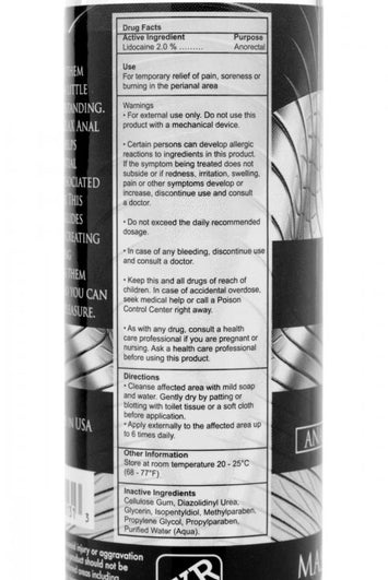 Master Series Anal Desensitizing Lube 4.25 Oz Default Title