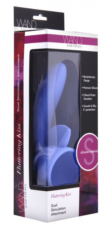Wand Essentials Fluttering Kiss Dual Stim Wand Attachment Default Title