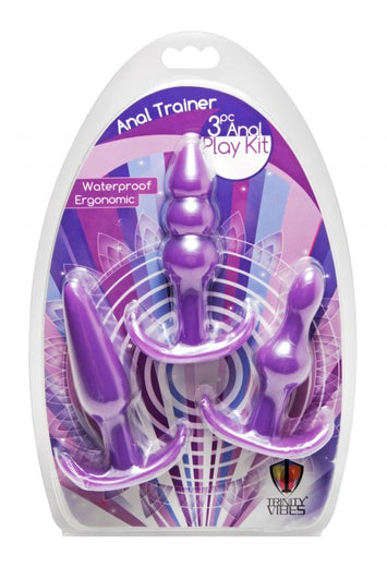 Trinity Vibes Anal Trainer 3pc Anal Play Kit Default Title