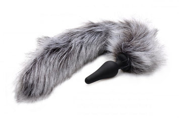 Tailz Grey Wolf Tail & Ears Set Default Title