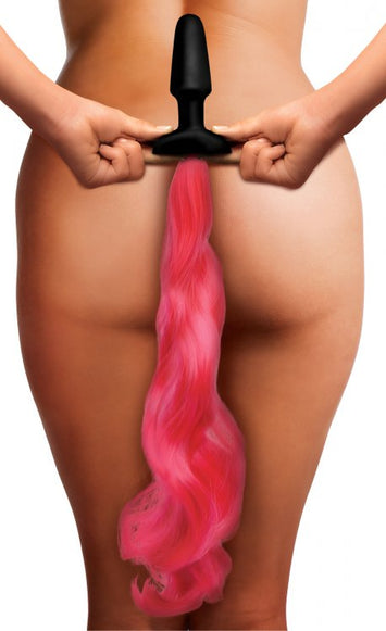 Tailz Hot Pink Pony Tail Anal Plug Default Title