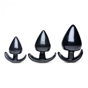 Master Series Triple Spades 3 Pc Anal Plug Set Default Title