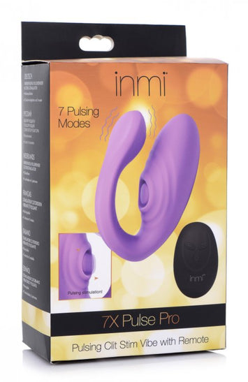 Inmi 7x Pulse Pro Pulsing Clit Stim Vibe W/ Remote Default Title