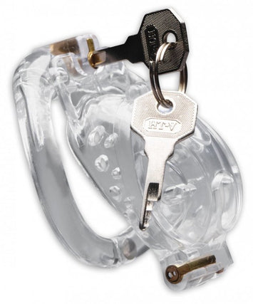 Master Series Custome Lockdown Chastity Cage Clear Default Title