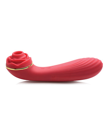 Inmi Bloomgasm Passion Petals Suction Rose Vibrator Red