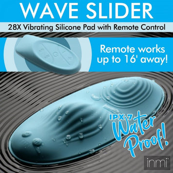 Inmi Wave Slider 28x Vibrating Silicone Pad W/ Remote Default Title