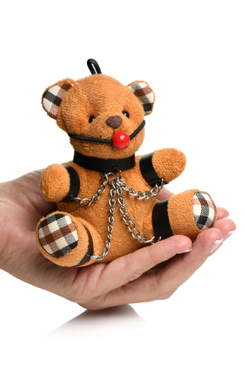 Master Series Gagged Teddy Bear Keychain Default Title