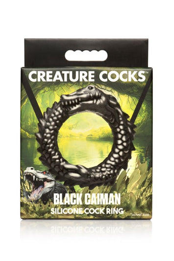 Creature Cocks Black Caiman Cock Ring Default Title