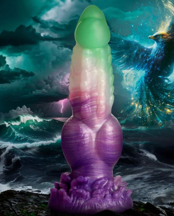 Creature Cocks Aqua Phoenix Silicone Dildo Default Title