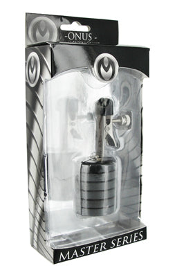 Master Series Onus/nipple Clamp W/weights Default Title