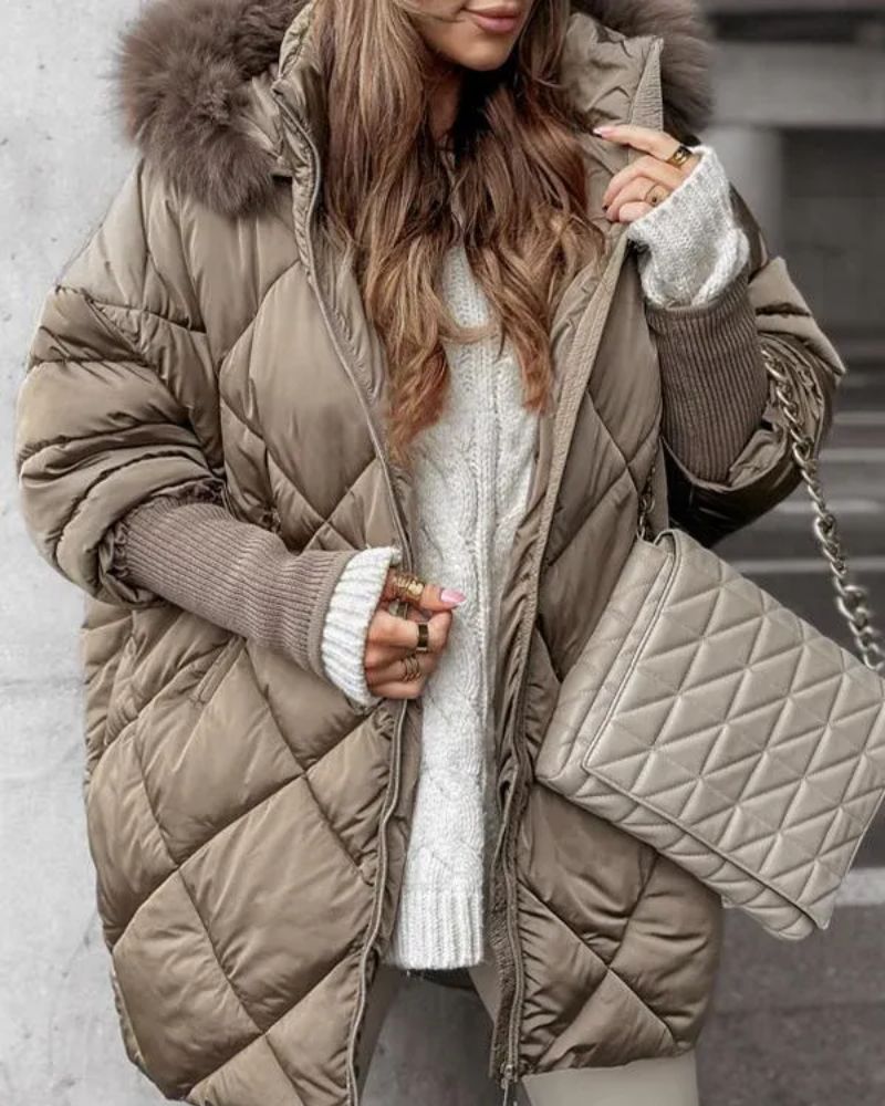 CELINA - Winter Zip Hooded Jacket VEV32792