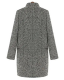 LAINEZ - Long wool jacket VEV42603