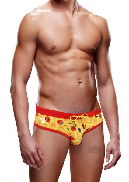 Prowler Swim Brief Fruit Md Yellow