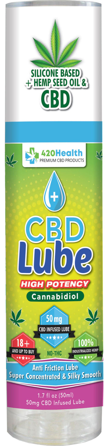 420 Health Cbd Lube 1.7 Oz Bottle Default Title