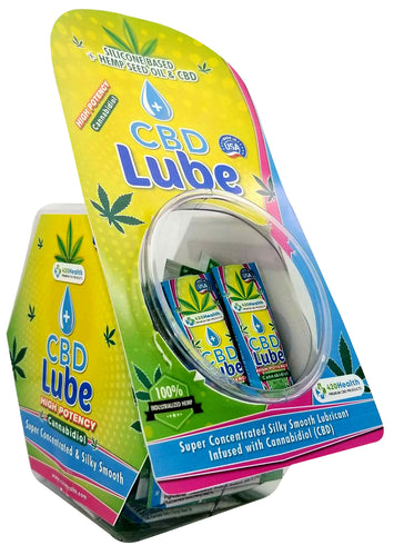 420 Health Cbd Lube Sample Packet 50pc Fish Bowl Default Title