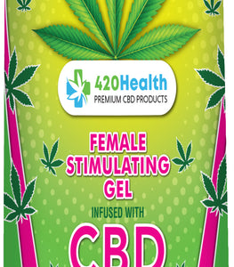 420 Health Cbd Stimulating Gel Sample Packet 50pc Fish Bowl